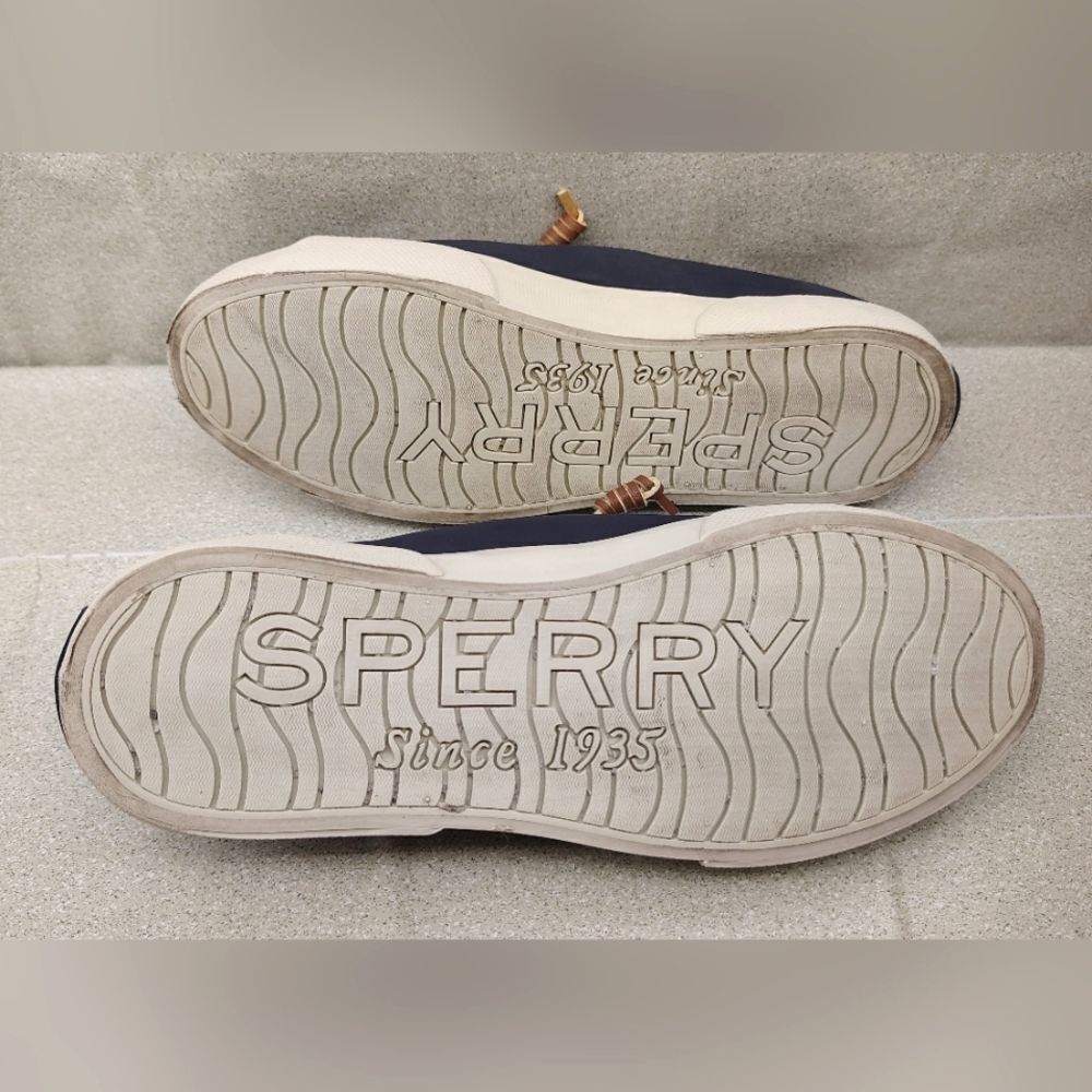 Sperry Top Sider Women's Navy Casual Shoes Sneakers Sz 7 - Picture 16 of 16